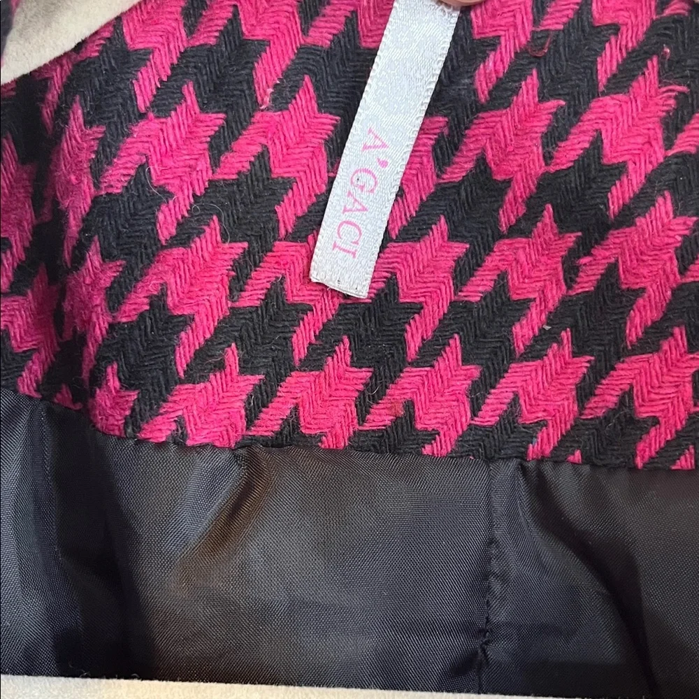 A‘gaci Pink and Black Croppe Jacket M - Picture 6 of 14